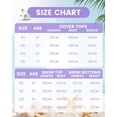 thumbnail image 5 of Bathing Suit for Girls with Long Sleeve Rash Guard 3PCS Girls Swimsuit Size 8 Girls' Swimwear Cute Pettern, 5 of 9