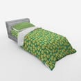 thumbnail image 3 of Fruit Duvet Cover Set, Polygon Patterned Apples Fresh Tones Illustration, Bedding Set with Shams and Fitted Sheet, 3 Sizes, by Ambesonne, 3 of 3