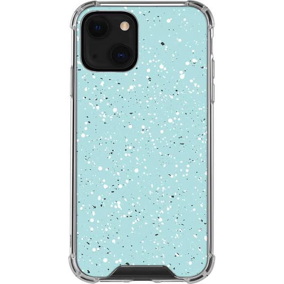 Skinit Polka Dots Mint Speckled iPhone 13 Clear Case