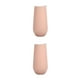 thumbnail image 3 of Wosthever Copas de cóctel de doble capa, estructura firme sin costuras, flauta de champán, copas de acero inoxidable, vaso de vino, rosa mate Rosa mate arpox.180ml 2piezas, 3 of 6