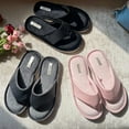 thumbnail image 4 of MAXHONG Women’s Indoor Slippers Lady’s Memory Foam Flip Flops, Velvet House Spa Comfy Slide on Slippers for Women Open Toe Shoes, 4 of 6