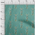 thumbnail image 1 of oneOone Cotton Cambric Fabric Leaves & Floral Block Print Fabric By The Yard 56 Inch Wide, 1 of 4
