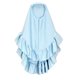 thumbnail image 4 of Odeerbi Niñas Floral Vestido Musulmán Con Hijab Ruffle Una Pieza de Vestido Islámico de Oración de Manga Larga Con Cuello Redondo de Algodón Set, 4 of 8