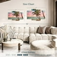thumbnail image 3 of Elephant Stock Mesmerizing Beach Wall Art - Horizontal Multi Panel Canvas - Living Room Wall Decor - Beach Multi Panel - Brown And Pink Decor - 43" x 27", 3 of 4