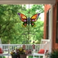 thumbnail image 2 of Northlight 24" Purple and Bronze Butterfly Outdoor Garden Windchime, 2 of 5