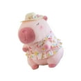 thumbnail image 3 of lionlar Capybara Toy 40cm Cartoon Animal Capybara Stuffed Toy for Family Pink, 3 of 9