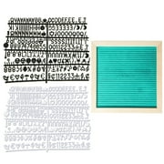 Yesbay Letter Board 10x10inch Felt Changeable Letter Board Message Panel Home Restaurant Decoration