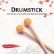 thumbnail image 4 of Tnstrumento Musical 1 par de mazo de tambor de lengua, instrumento de percusión de marimba, baquetas (amarillo), 4 of 4