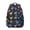 Dinosaur and Palm-1, variant on Dinosaur and Foliage Navy Blue Pattern Backpack for School, Cute School Bag with Adjustable Shoulder Straps and Padded Back, 15.3"x11"x7.1"