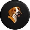 Smiling Beagle Dog Lover Adopt Rescue Spare Tire Cover for Jeep RV 30 Inch