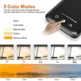 thumbnail image 3 of Lámpara de escritorio innovadora, luz de escritorio regulable con control táctil con 5 modos de iluminación, diseño portátil plegable para ahorrar espacio, ideal para leer y hacer manualidades en la, 3 of 6