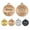 Champagne Gold, variant on Personalized Dog Tags and Cat Tags, Stainless Steel Pet Name ID Collar Tag, Both Sides Engraved, Easy to Read