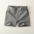 thumbnail image 2 of LYMAYTER Men's Casual Shorts Elastic Close-Fitting 4-Inch Button shorts Outdoor Comfort shorts S-3XL, 2 of 9
