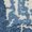 Ivory/Blue, variant on Nourison Imprints Abstract Ivory/Blue 5'3" x 7'3" Area Rug, (5x7)