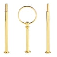 thumbnail image 1 of Multi tiers Cake Tray Stand Handle Fruit Plate Hardware Fitting Holder(3-tiers Round Gold), 1 of 23