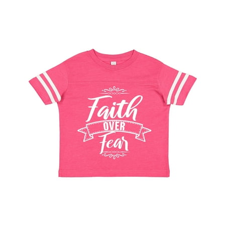 

Inktastic Cancer Awareness Faith over Fear Boys or Girls Toddler T-Shirt