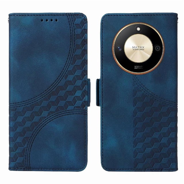 Funda GANGXUN para Honor Magic 6 Lite con diseño acolchado elegante, cuero PU, protección total y ajuste preciso