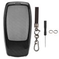 thumbnail image 2 of Couvercle de Clé, Coque de Clé de Voiture en Fibre de Carbone Toucher Confortable Coque de Clé à Distance Anti-Décoloration Remplacement pour Classe E Classe S, 2 of 8