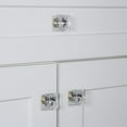 thumbnail image 2 of Grandeur Carr-Crys-Knob Carre 1-1/4” Square Crystal Cabinet Knob - Bronze, 2 of 7