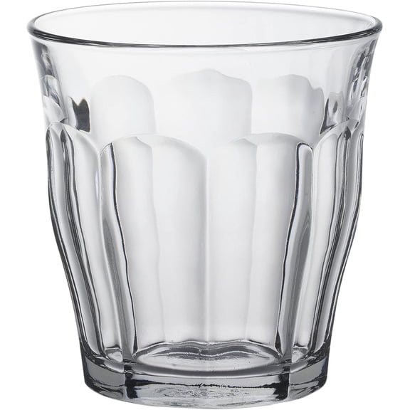 Duralex Picardie Tempered Glass Tumblers 10.5 oz, Set of 6