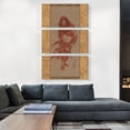 thumbnail image 2 of ARTCANVAS Red Shoki, the Demon Queller 1847 Canvas Art Print by Katsushika Hokusai - Size: 60" x 40" (0.75" Deep) (3-Piece), 2 of 9