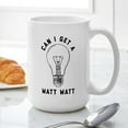thumbnail image 6 of CafePress - Can I Get A Watt Watt - 15 oz Ceramic Large White Novelty Mug, 6 of 6