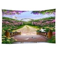 thumbnail image 2 of Tapiz de Paisaje Natural fresco Baoblaze Decoración de pared 150x150cm, 2 of 8