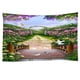 thumbnail image 2 of Tapiz de jardín para colgar en la pared, camino de flores, tapiz de pared, arte decorativo de pared 150x130cm, 2 of 9