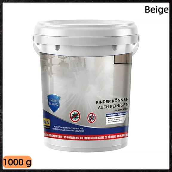 2025 New Epoxy Colored Sand Floor Paint Epoxy Colored Sand Self Leveling Coating Epoxy Floor Paint For High Gloss Effect Garage Coating 1000ml (12 colors)