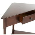 thumbnail image 4 of Safavieh Table d'Angle en Bois Gabe Cerisier Foncé, 4 of 5