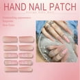 thumbnail image 3 of RAGUPEL 24Pcs Glue on Nails for Women,Crystal Embellished Square Nail Tips,Hand-Painted Lines Press on Nails Summer,Cute Nails for Dating,Party,Taking Pictures,Daily Life,Style3, 3 of 7