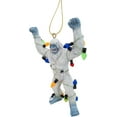 thumbnail image 5 of Yeti Abominable Snowman Wrapped in Christmas Tree Lights Monster Ornament, 5 of 7