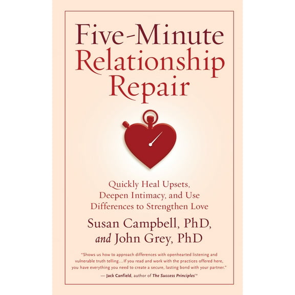 Pre-Owned Five-Minute Relationship Repair: Quickly Heal Upsets, Deepen Intimacy, and Use Differences to Strengthen Love (Paperback) 193207371X 9781932073713