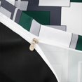 thumbnail image 4 of Homewish Minimalist Modern Block Twin Duvet Cover,Classic Abstract Geometric Twin Bedding,Green,Black Reversible,2-Piece,1 Duvet Cover and 1 Pillowcase, 4 of 6