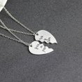 thumbnail image 2 of Juego de collar con rompecabezas de corazón con llave personalizada de acero inoxidable You Are My Person, 2 of 4