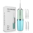 thumbnail image 2 of Irrigador oral USB Recargable Water Flosser Portable Dental Water Jet Ml Tanque de agua Limpiador de dientes IPx7 - Verde ACTIVE Biensenido a ACTIVE, 2 of 5