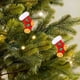 thumbnail image 1 of Decoraciones para Fiestas Navideñas, Adornos con Lazos de Lentejuelas, Adornos Colgantes para El Coche, Adornos Colgantes para El Árbol de Navidad, Adornos para El Árbol de Navidad., 1 of 6