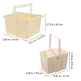 thumbnail image 5 of FRCOLOR 2Pcs Brush Washing Bucket Detachable Pen Cleaner Watercolor Brush Container Portable Brush Cleaner, 5 of 5