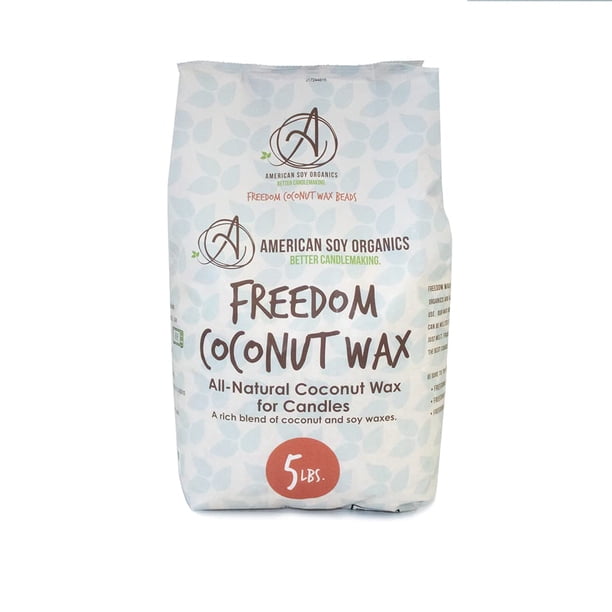 Vela American Soy Organics con forma de perlas de cera de coco y soja de 2,27 kg