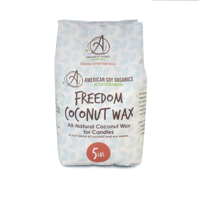 Vela American Soy Organics con forma de perlas de cera de coco y soja de 2,27 kg