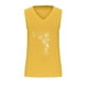 thumbnail image 4 of Tops de Lino para las Mujeres Pequeña Impresión Cuello Redondo Botón Arriba Manga Corta, Tops Cortos para las Mujeres, 4 of 4