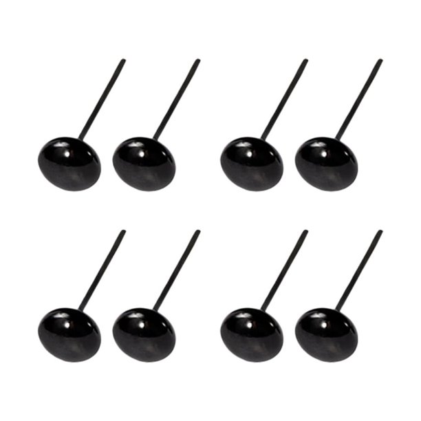 200 pares de ojos de animales de plástico para manualidades, para hacer tú mismo, para juguetes de peluche, scrapbooking y proyectos de manualidades, tamaño 5 mm
