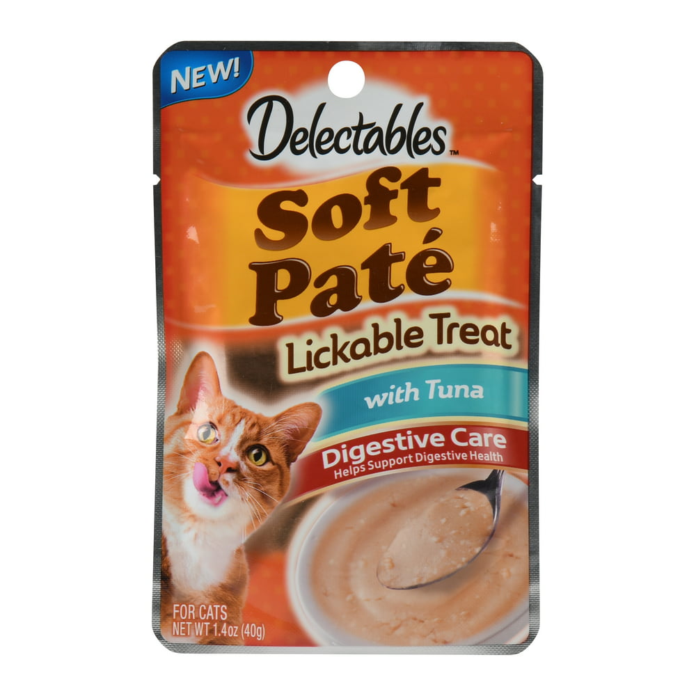 Hartz Delectables Soft Pate Digestive Care Cat Treats, 1.4 Oz