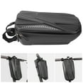thumbnail image 1 of Bolsa de almacenamiento delantera para bicicleta bolsa delantera de scooter de equilibrio negro diseño reflectante resistente al agua fácil de instalar para scooter eléctrico, 1 of 8