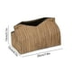 thumbnail image 3 of Cubierta Rectangular para Caja de Pañuelos, Piel Sintética, Acabado en Grano de Madera, Porta Servilletas con Dimensiones de 20x12x12cm para Baño, Hogar, Oficina y Decoración de Automóvil, 3 of 6