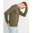 thumbnail image 2 of Hanes Henley Long Sleeve Originals Men's Tri-Blend Three Button Camping Outdoors, 2 of 5