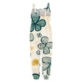 thumbnail image 5 of MIXUE Toddler Girls Jumpsuits & Rompers Children's St. Patrick's Day print Suspenders sleeveless Haren Pants Bodysuits Outwear,Yellow,2-3 Years, 5 of 5
