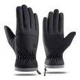 thumbnail image 3 of Guantes de esquí de terciopelo de invierno, guantes deportivos cálidos para hombre, guantes de montar en motocicleta, guantes de montar de algodón con pantalla táctil impermeables, 3 of 4