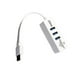 thumbnail image 2 of Hub Splitter Lector de tarjetas SD TF Adaptador 3 puertos USB 2.0 Micro SD PC Accesorios para computadora portátil Inevent DZ4661-02, 2 of 6