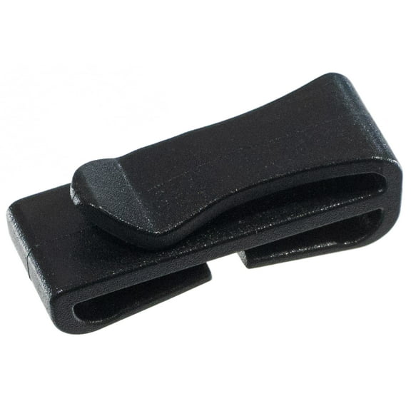 Paracord Planet 1 Inch Strap Clip - Black Plastic - Fits 1 Inch Webbing - Easily Attach to Backpacks and Bags